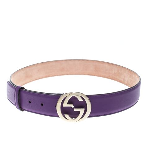 gucci belt purple|Gucci gg web belt.